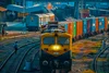 Train at a station